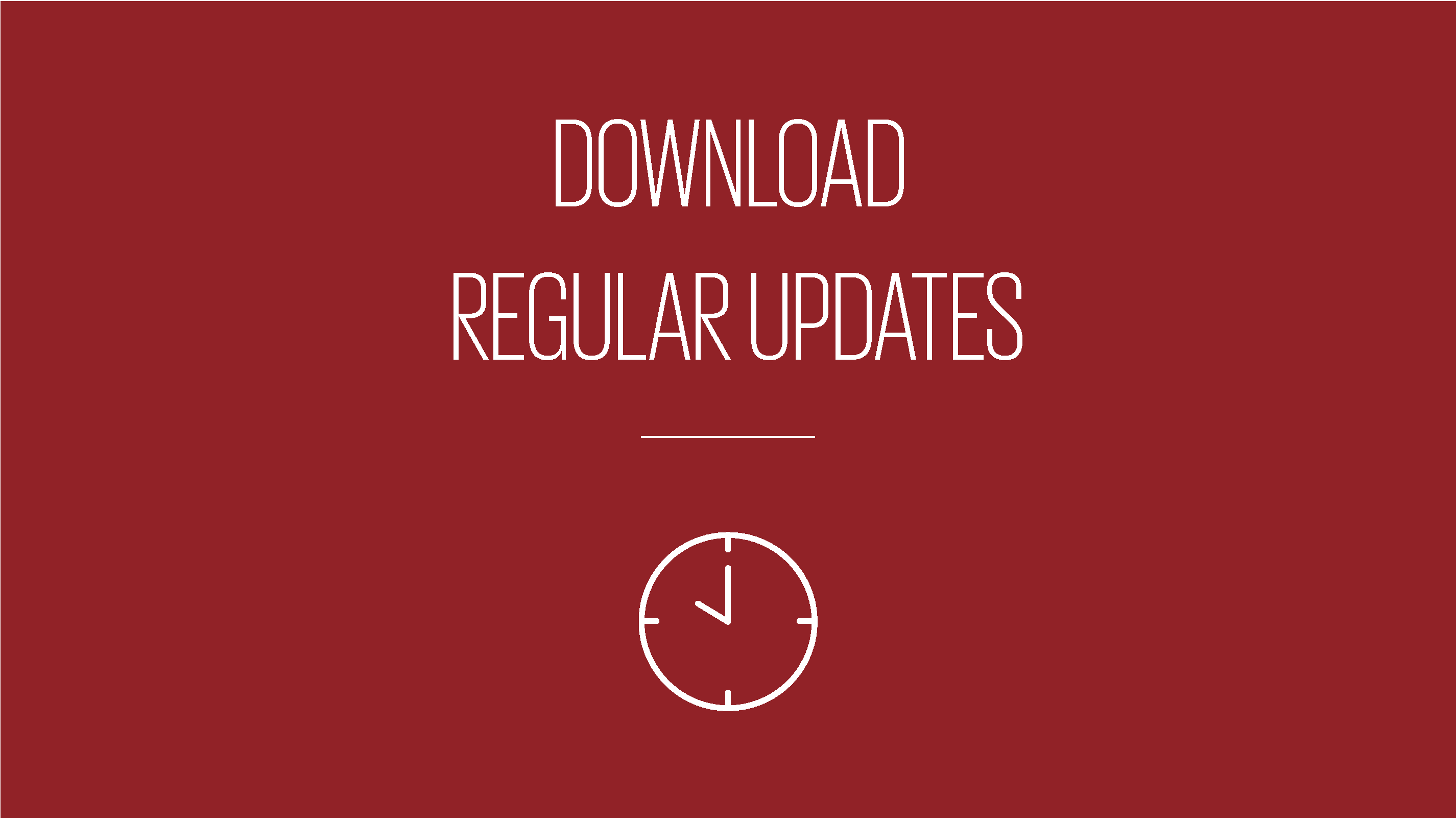 An image showing text reading download regular updates